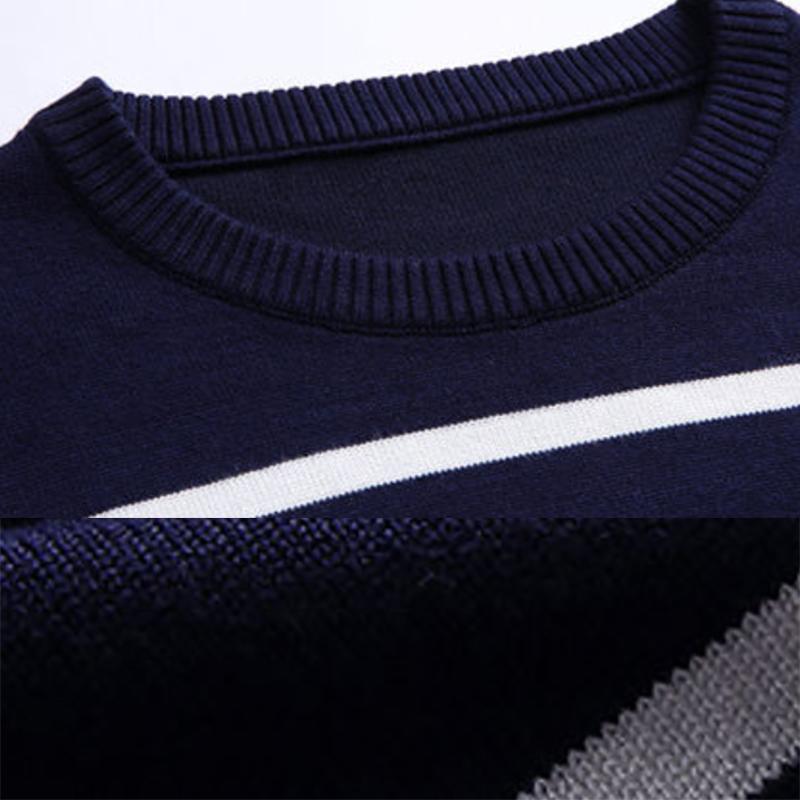 Autumn Sweater Thin Men's Long-sleeved Round Neck Pure Cotton Trend Youth Round Neck Long-sleeved Sweatshirts