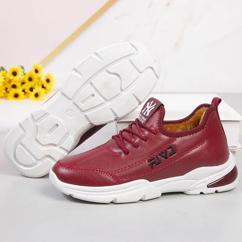 Shoes Women's Winter Plus Velvet Thick Cotton Boots Waterproof Non-slip Soft Bottom Warm Short Boots Pedal Air Cushion Cotton Shoes