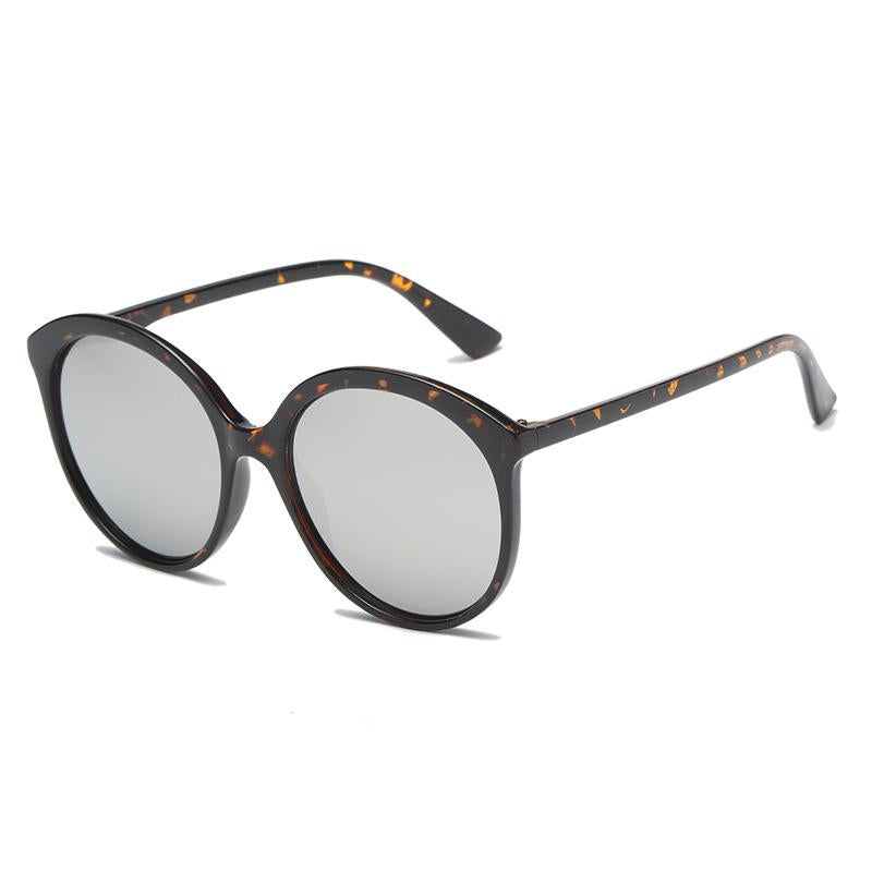 WTEMPO Sunglasses female big box pink sunglasses female big face sun glasses round sunglasses