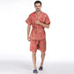 Cardigan Lace-up Steam Suit Men's Bathing Suit Bath Yukata Sauna Bathing Suit Lace-up Kimono