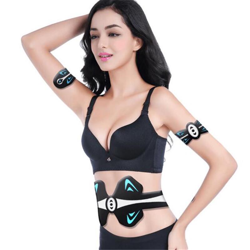 Body Slimming Unisex Wireless Muscle Stimulator Smart Fitness Abdominal Fat Loss Patch Fitness Meter