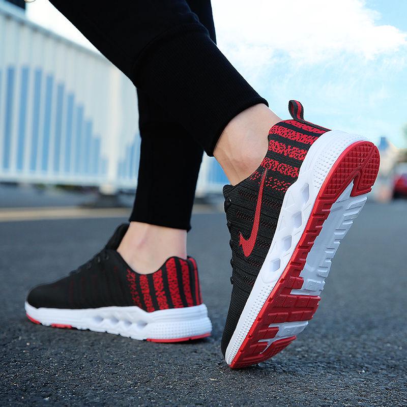 Summer Net Shoes Men's Shoes Trend Men's Sports Shoes Casual Breathable Student Running Shoes