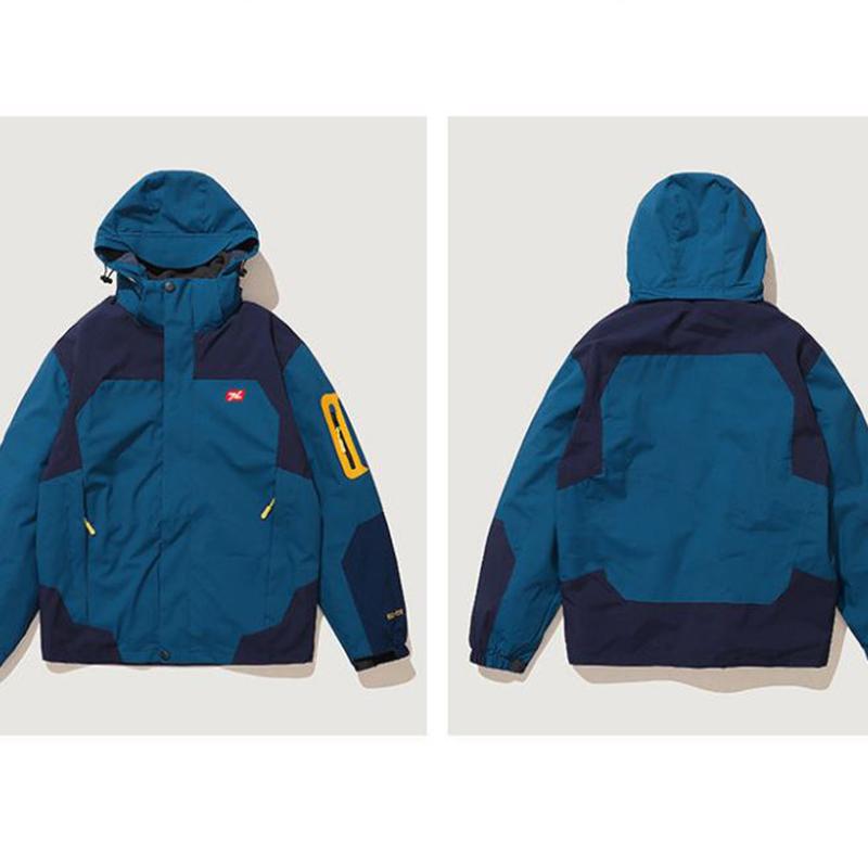 Men's Outdoor Jacket Two-piece Winter Thickened Windproof Waterproof Sports Jacket Ski Mountaineering Suit