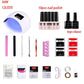 Manicure Set Kit 36W led UV Lamp Dryer 25pcs Soak Off Nail Gel Polish Nail art Set nail dryer set