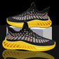 Spring Summer Men's Shoes Sports Casual Shoes Korean Version Deodorant Breathable Thin Mesh Flying Knit Shoes Coconut Shoes