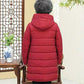 Mother's Winter Coat Thick Padded Jacket Mid-length Middle-aged and Elderly Large Size Cotton-padded Jacket Women's Down Padded Jacket