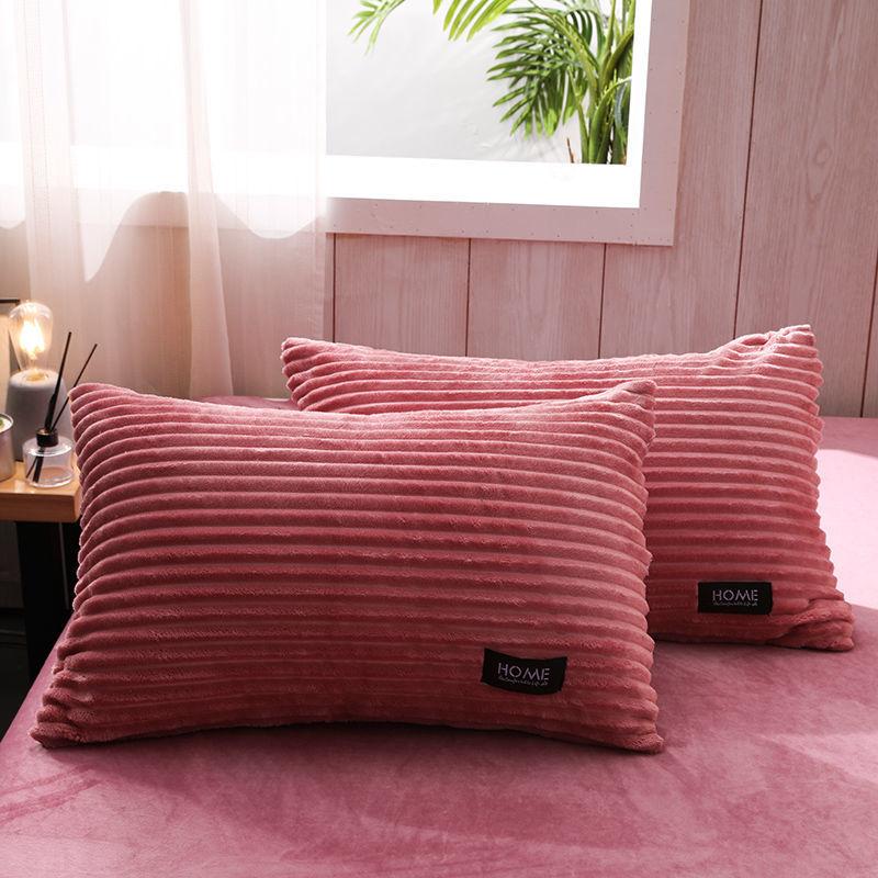 Winter Coral Velvet Pillow Case Fly Velvet Pillow Cover Thicken Warm Pillow Case 48*74cm Pillowcase