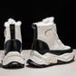 Snow Boots Women's Autumn and Winter All-match Plus Velvet Short Boots Cotton Shoes Increased Martin Boots