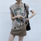 Retro Knitted Casual Vest Women's College Style Loose Waistcoat Outer Wear Autumn and Winter Sleeveless Sweater Avatar Character Top