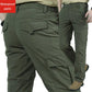 Autumn Thickened Mountaineering Stretch Quick-drying Pants Waterproof Large Size Outdoor Sports Pants Multi-pocket Casual Overalls