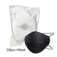 KN95 mouth and nose separation disposable activated carbon filter can replace silicone PM2.5 mask