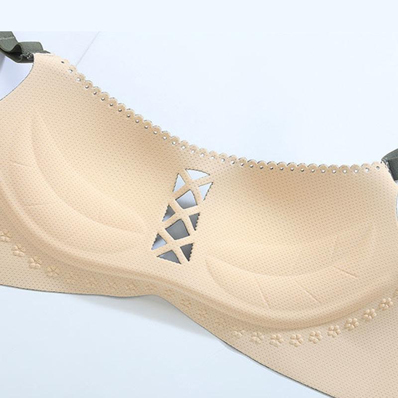 Summer Thin Seamless Underwear Girl Student Bra Gathered Without Steel Ring To Receive The Breast Small Bra Bra Sexy and Cute