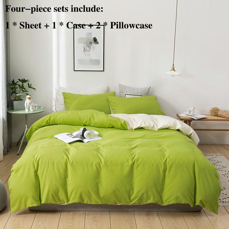 Bed Four Sets of Pillow Cover Sheets Are Set In A Sleeve Home Bedding 1.8 Meters 2 Meters Double Bed Fresh Princess Wind