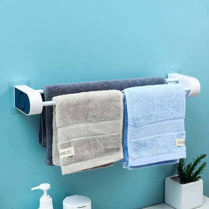 Bathroom Towel Rack Double Pole Hanging Towel Wall Hanging Bathroom Multifunctional Shelf