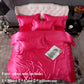 Ice Silk Four-sector Four Seasons Universal Bedding Simple Silk Clothing Skin Naked 1.8 M 2 Meter Bed Bedding Set