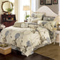 3pcs Suit Pillow Case Bed Linen Set Red Rose Heart Bedding Cover flower Duvet Cover