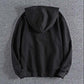 2021 New Plus Velvet Hooded Coat Europe and American Autumn and Winter Men's Casual Hoodie