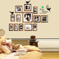 Living room sofa background bedroom photo wall photo frame wall sticker sweet memory vintage