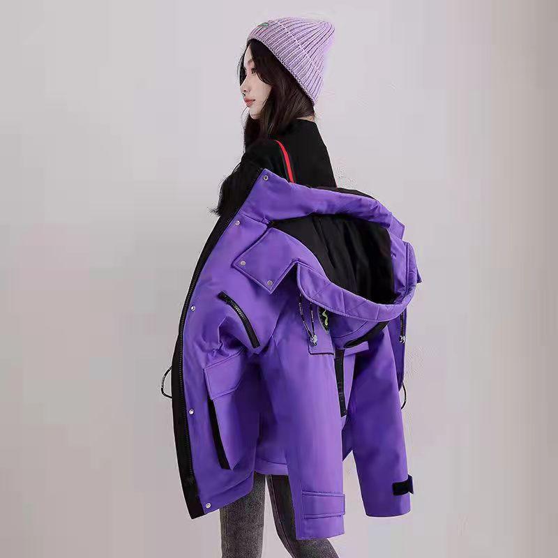 Women's Mid-length Down Jacket Pie To Overcome Winter Korean Warm Jacket Tide Mountaineering Ski Suit Oversized thick coat