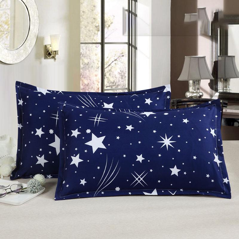 Two Pieces of Genuine Household Low Pillows with Zipper Removable and Washable Pillow Core One Adult Student Single Pillow Set, Free Pillowcase