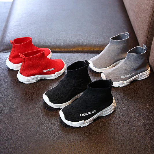 Spring Net Breathable Leisure Sports Running Shoes for Girls Boys Shoes