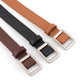 Square Buckle Ladies Belt Female Simple Needleless Fashion Pants Belt Female Belt