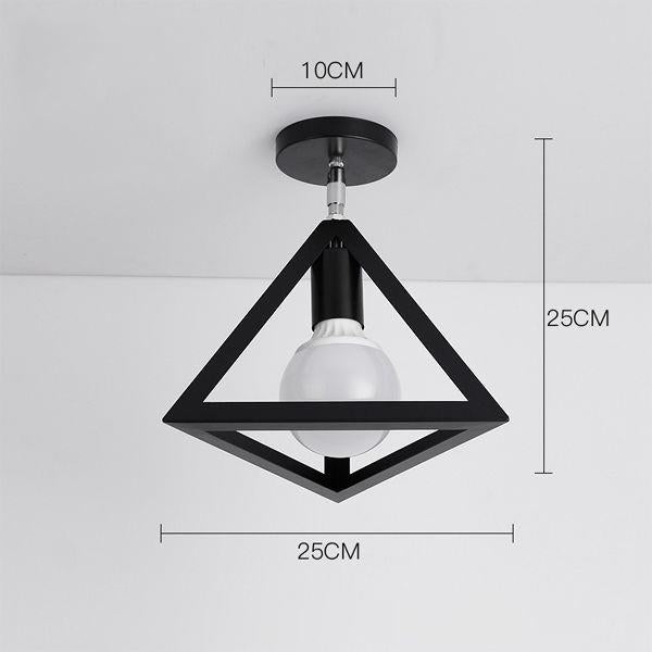 Retro Industrial Iron Chandelier Hanging Lights LED Pendant Lamps Living Room Bedroom Restaurant