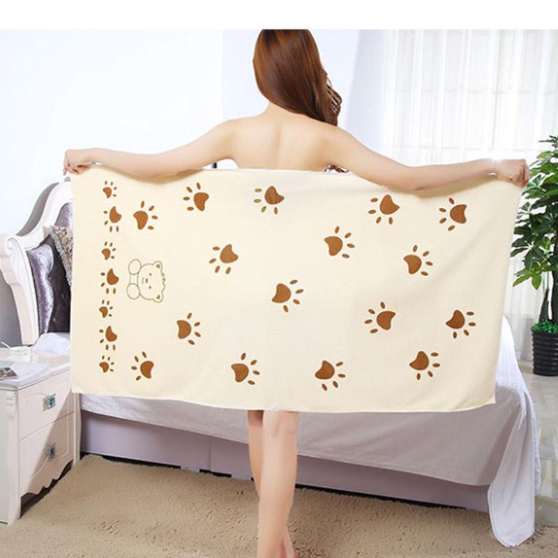 Large Towel Bath Towel Women's Suit Adult Wrapped Chest Soft and Absorbent Non-pure Cotton for Home or Hotel Use