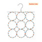 Household Porous Scarf Rack Hanger Belt Hanger Tie Rack Storage Essential Scarf Rack Storage Rack Silk Scarf Rack Hanging Ring