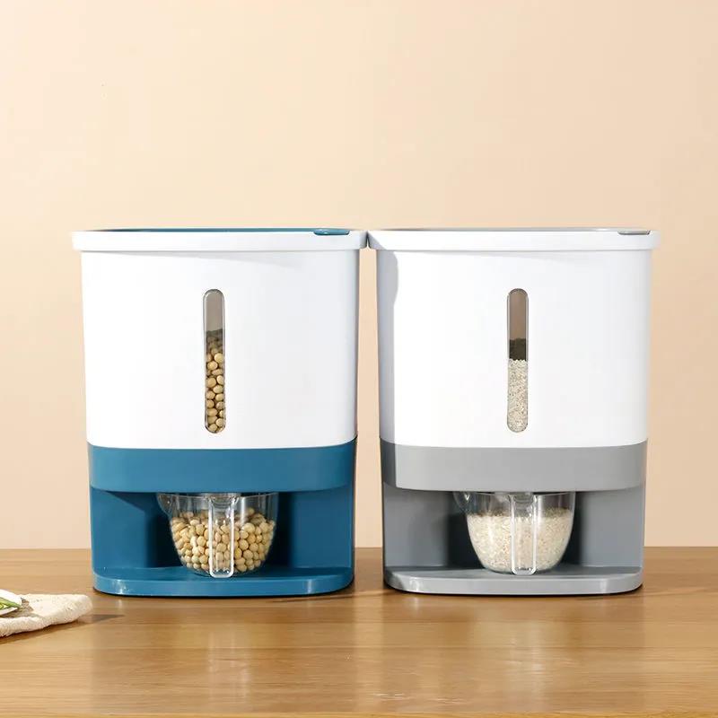 Kitchen Supplies Insects Moisture-proof Seal Rice Cylinder Rice Flour Storage Tank Storage Box Reservoir Box