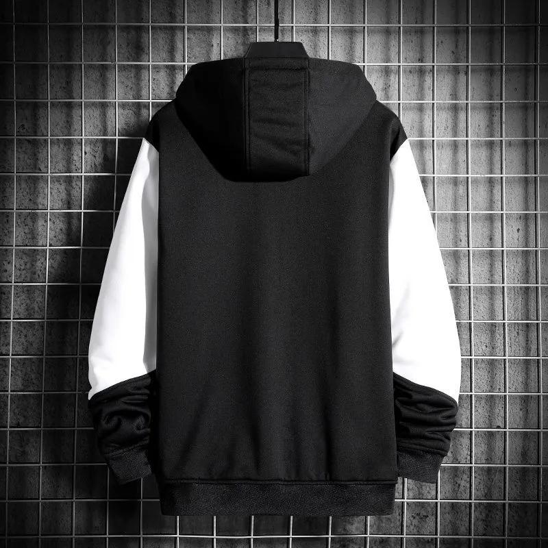Men's Sweater Autumn and Winter Hooded Jacket Suit Korean Trend Ins Cardigan Jacket