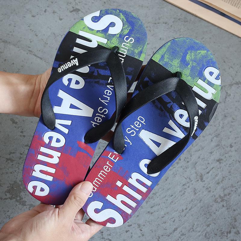 Slippers Summer Flip Flops Men Cozy Antiskid Flat Shoes Long Section Thick Crust Beach Slippers Men