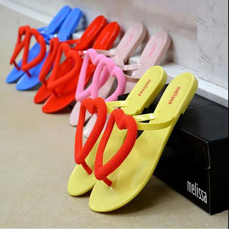 Lippers Women's Summer Wear Love Sandals Hyuna Style Flip Flops Beach