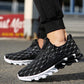 Men's Fashion Printed Sports Running Shoes Breathable Outdoor Casual Shoes Plus Size 39-47
