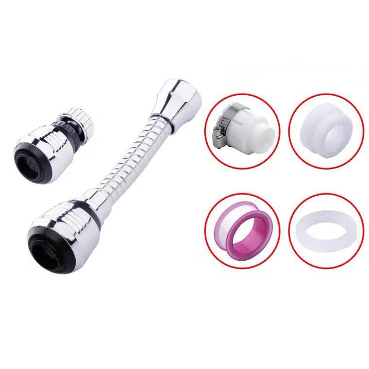 Kitchen Gadgets 2 Modes 360 Rotatable Bubbler High Pressure Faucet Extender Water Saving Bathroom Kitchen Accessories Supplies