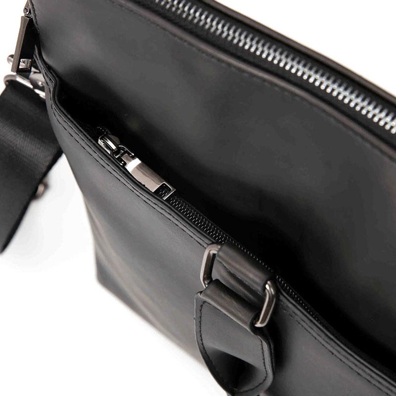 Business Briefcase Men Retro Leather Large Capacity Crossbody Bags Waterproof Handbag Computer Bag