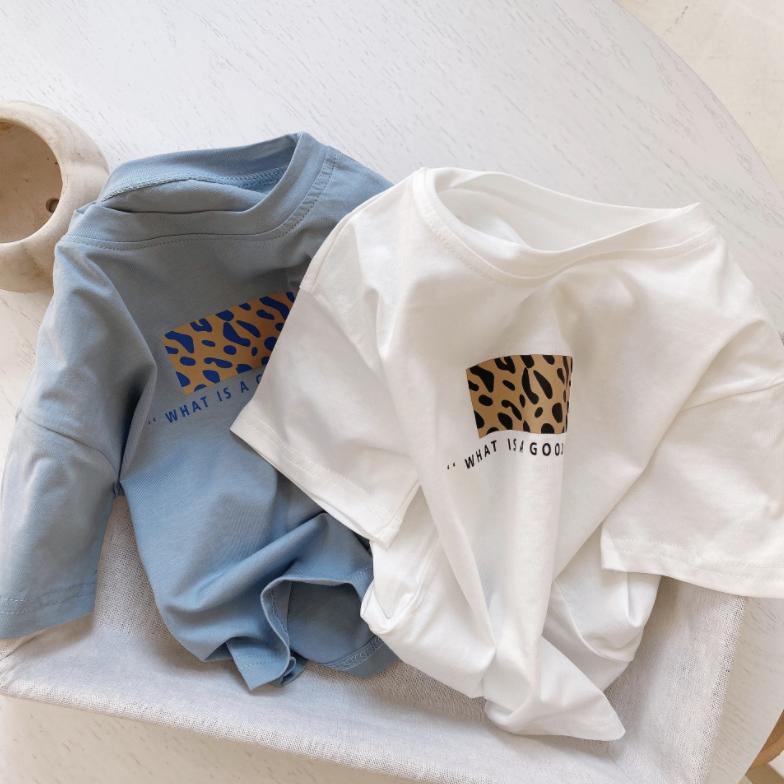 Summer Kids Cute Printing T Shirts Short Sleeve Tops Korean Style O-neck Loose T Shirts For Children Girls