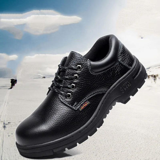Men's Steel Toe Cap Safety Shoes Anti-smashing and Anti-piercing Safety Shoes Summer Lightweight Deodorant and Breathable Work Shoes