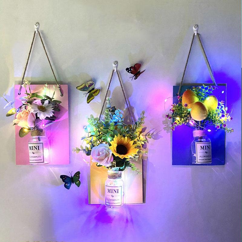 Wall Decoration Small Pendant Bedroom Room Creative Wall Hanging Living Room Wall Flower Wall Indoor Wall Hanging