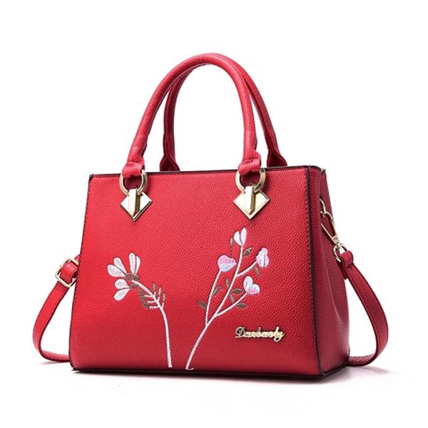 European and American style Shoulder Handbag Trendy wild Patent leather bag Big capacity