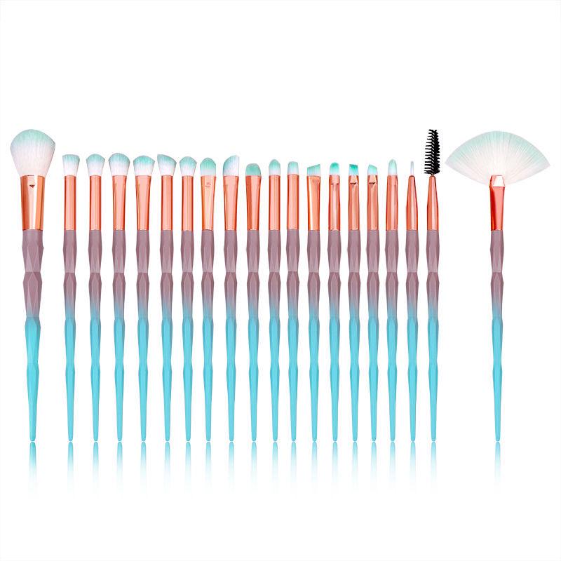 20 Pcs Makeup Brush Set Tools Make-up Toiletry Kit Wool Make Up Brush