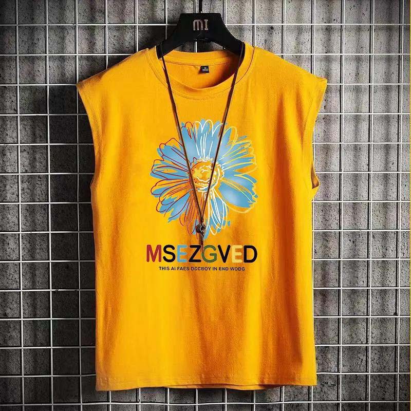 Summer Outer Wear Thin Vest Loose Vest All-match Sleeveless Sleeveless T-shirt
