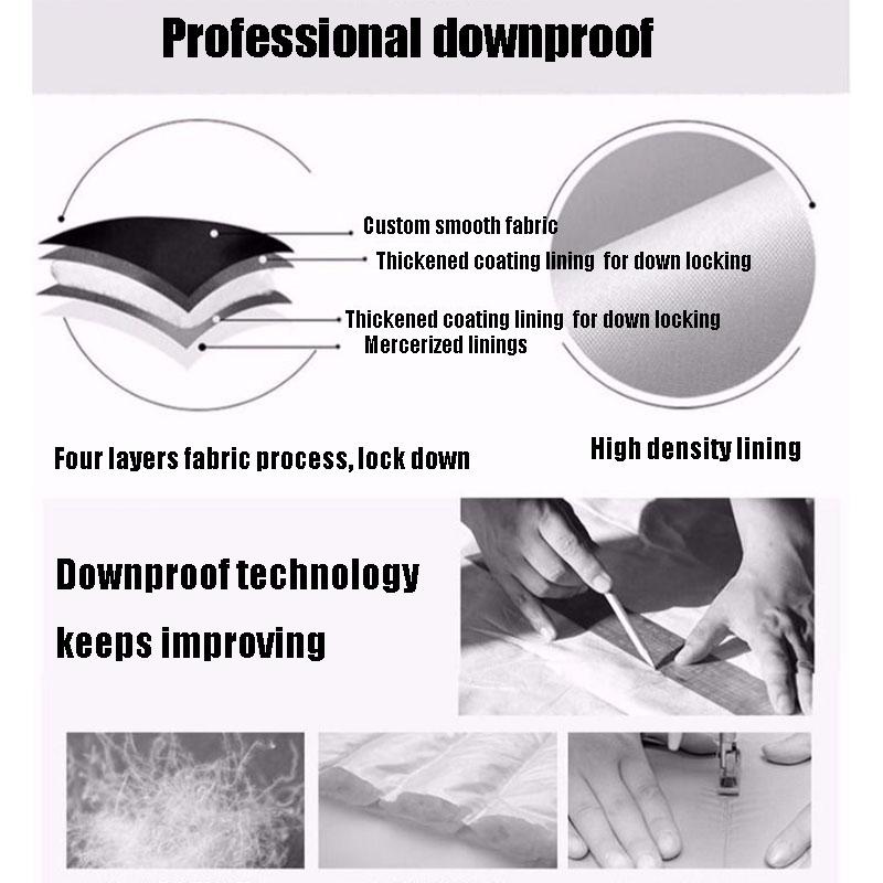 Winter Duck Down Jacket for Women Hooded Puffer Jacket  White Duck Down Coat Thick Warm Long Parkas Coat  Female Outwear