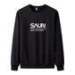 Spring and Autumn Round Neck Sweater Men's Pullover Long-sleeved Loose Large Size Top Clothes Bottoming Shirt Youth Trend Men's Clothing