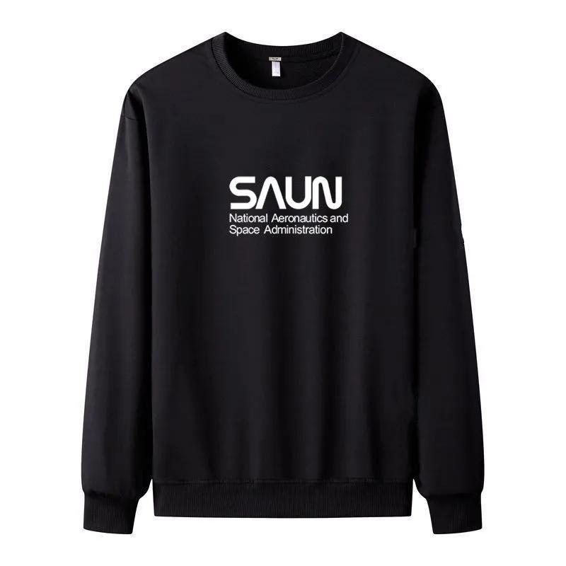 Spring and Autumn Round Neck Sweater Men's Pullover Long-sleeved Loose Large Size Top Clothes Bottoming Shirt Youth Trend Men's Clothing