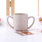 WTEMPO Baby 250ml Cups Cute Wheat Pp Feeding Drinking Drinkware With Handle Nature Safe Material Kid