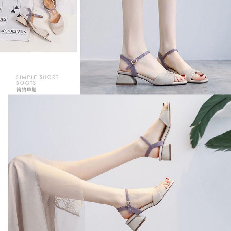 All-match Word Buckle Flip Flops Women's Sandals Summer Platform Platform Shoes Student Flat Roman Shoes