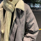 Men's Cotton Winter Thicker Loose Trend Cotton Clothes Korean Student Lamb Wool Solid Color Casual Jacket