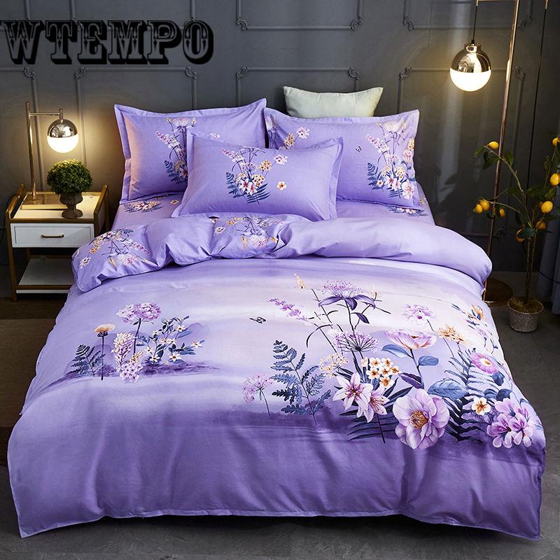 Bedding set Skin cotton duvet cover set Twin Full Queen Size Quilt cover Bed Sheet Pillowcase