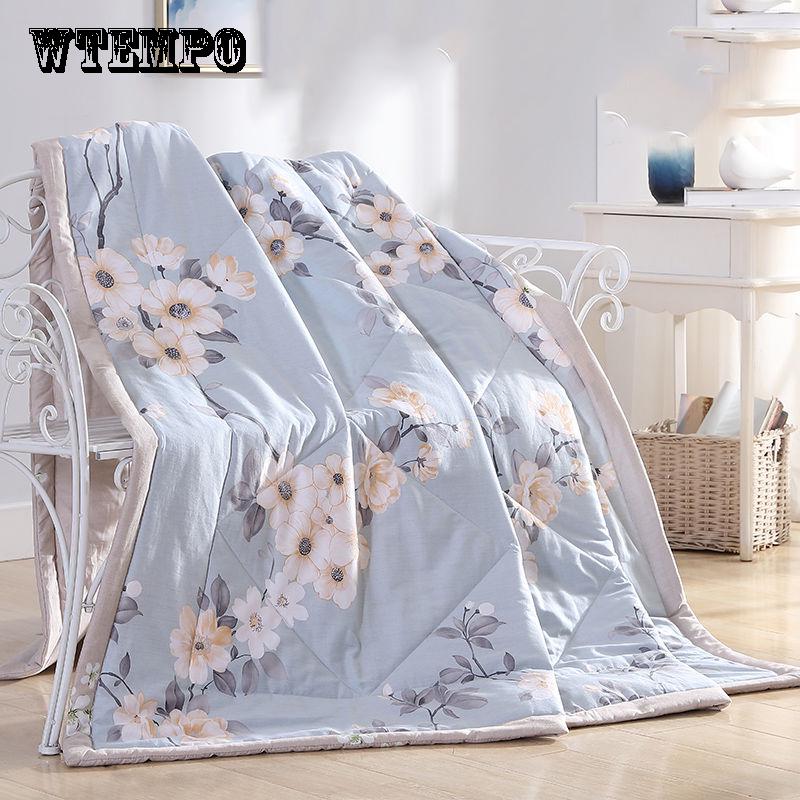 WTEMPO Brand Cartoon Summer Cool Thin Quilt Machine Washable Comfortable Breathable Fashion Cotton